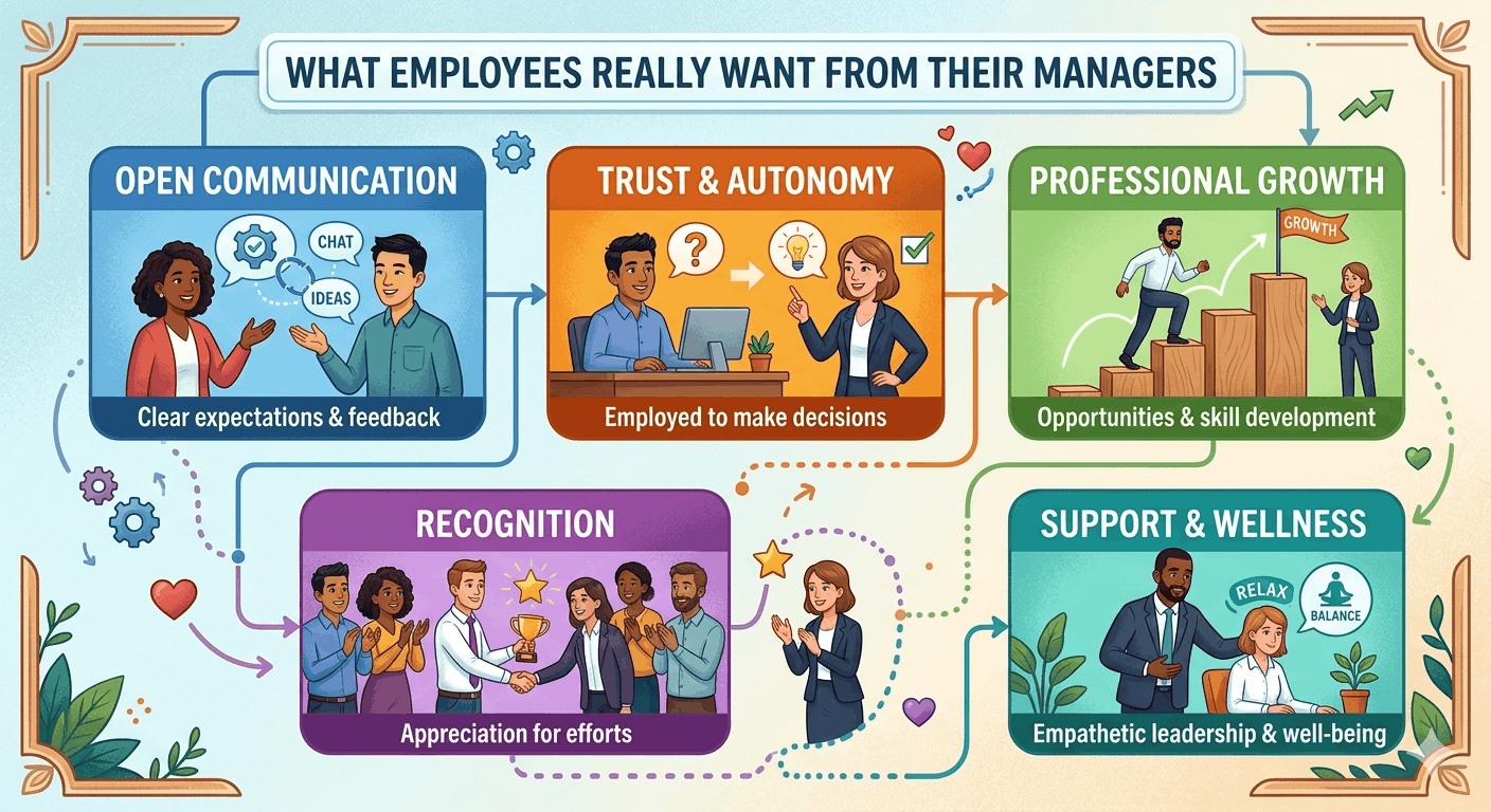 What Employees Really Want From Their Managers cover image - HR Vinda blog