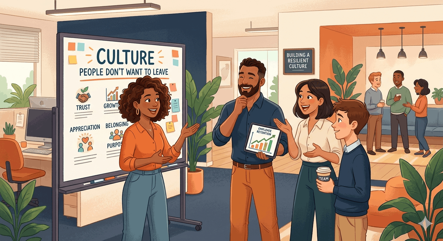 Building a Culture People Don't Want to Leave cover image - HR Vinda blog