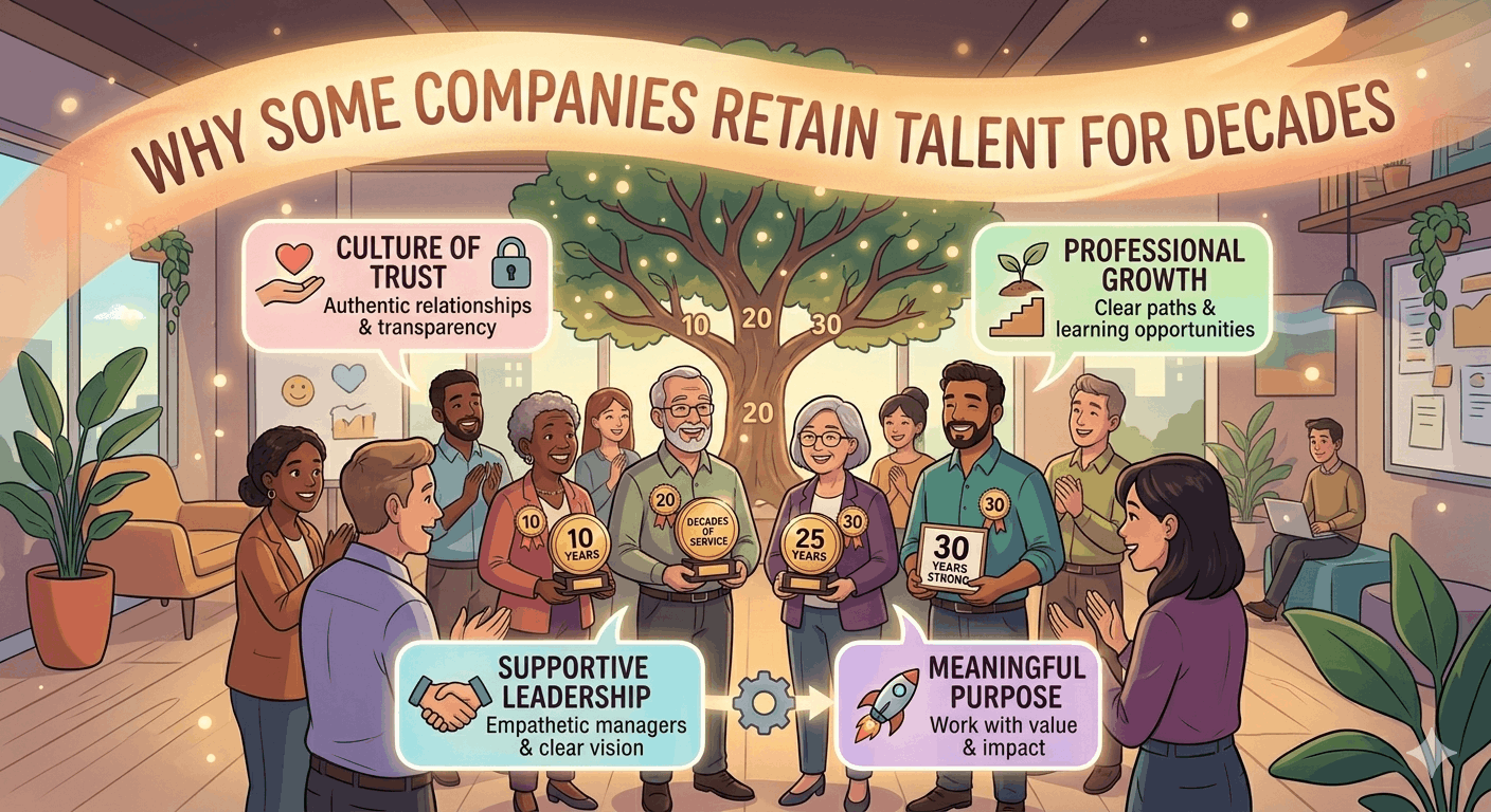 Why Some Companies Retain Talent for Decades cover image - HR Vinda blog