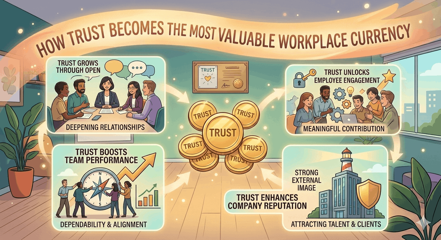 How Trust Becomes the Most Valuable Workplace Currency cover image - HR Vinda blog