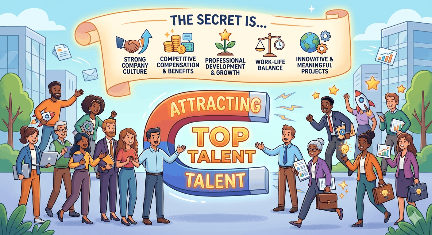 The Secret to Attracting Top Talent cover image - HR Vinda blog