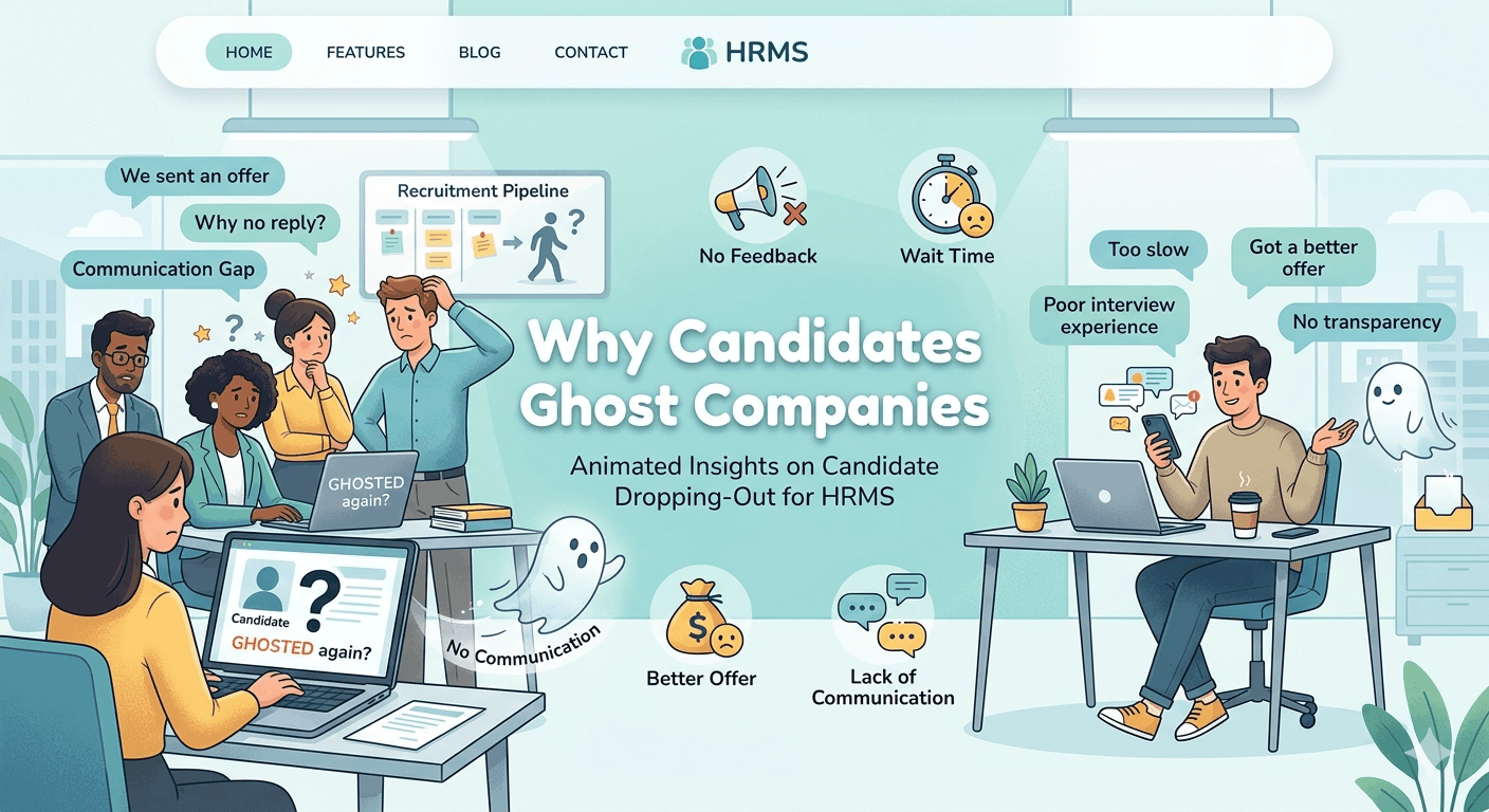 Why Candidates Ghost Companies cover image - HR Vinda blog