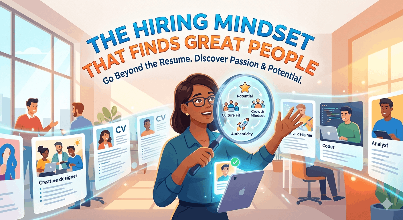 The Hiring Mindset That Finds Great People cover image - HR Vinda blog