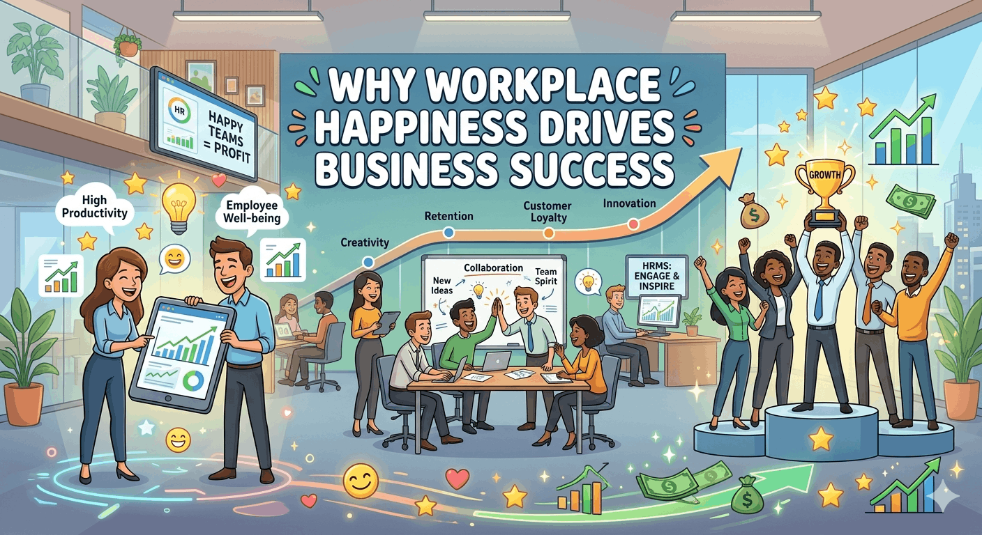 Why Workplace Happiness Drives Business Success cover image - HR Vinda blog
